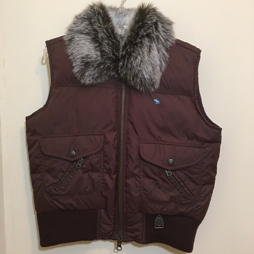 Abercrombie & Fitch Brown Vest Size Large
